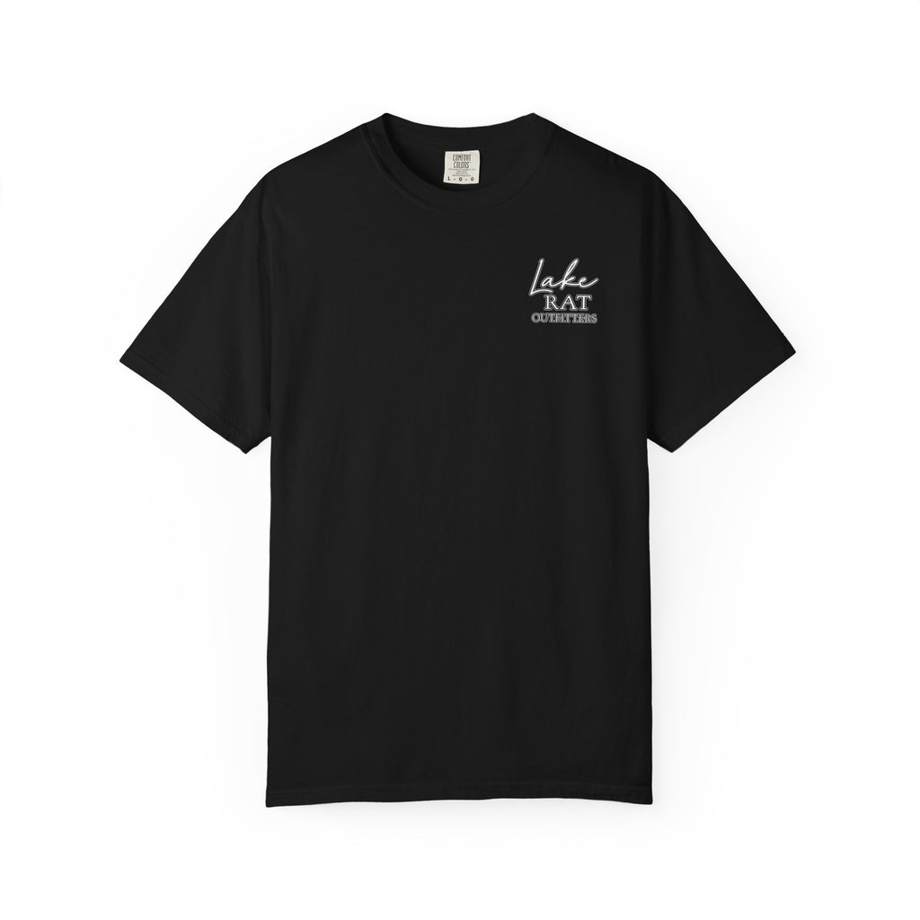 North Carolina Lake Life Wakeboard T-Shirt — Red White & Blue Wake Surf Design