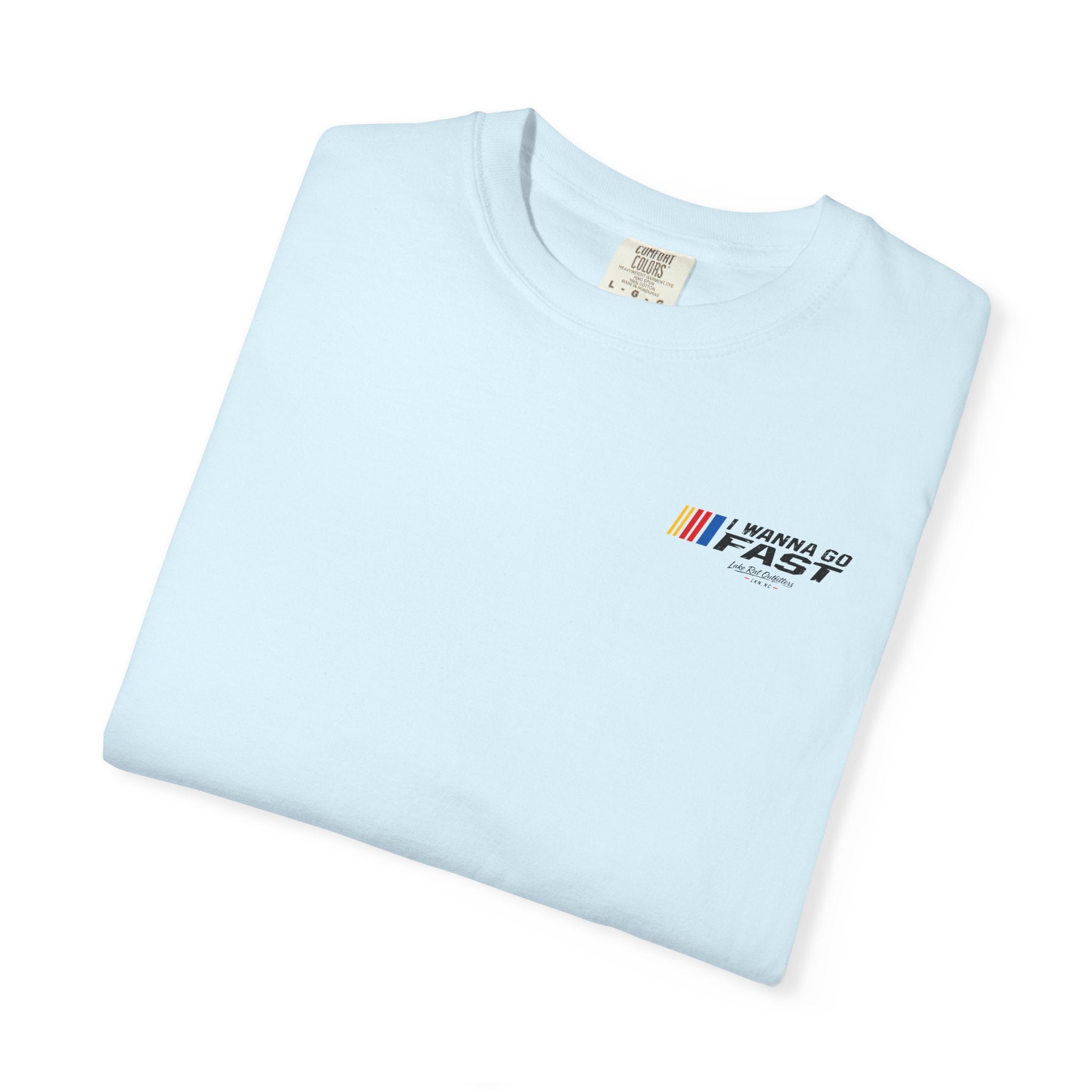I Wanna Go Fast Boat T-Shirt — Retro American Flag Speedboat Tee