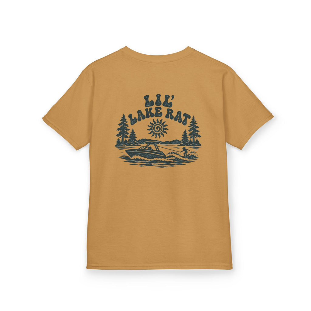 Kids Tee — "Lil Lake Rat" Retro Lake Graphic Kids T-Shirt