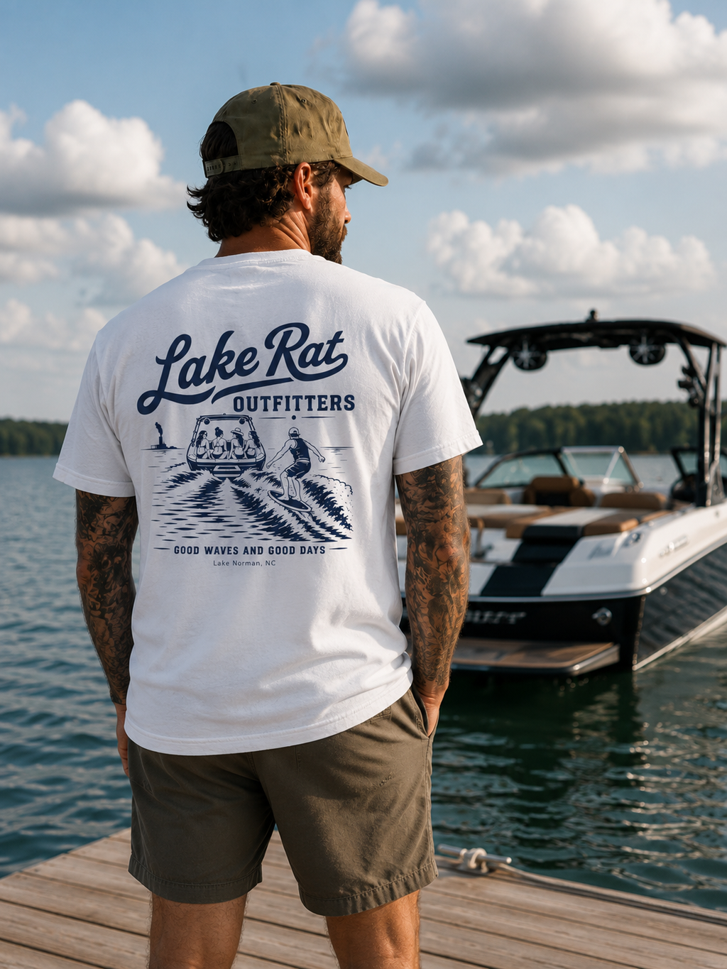 'Good Waves and Good Days' Graphic Tee - Steam Station Edition