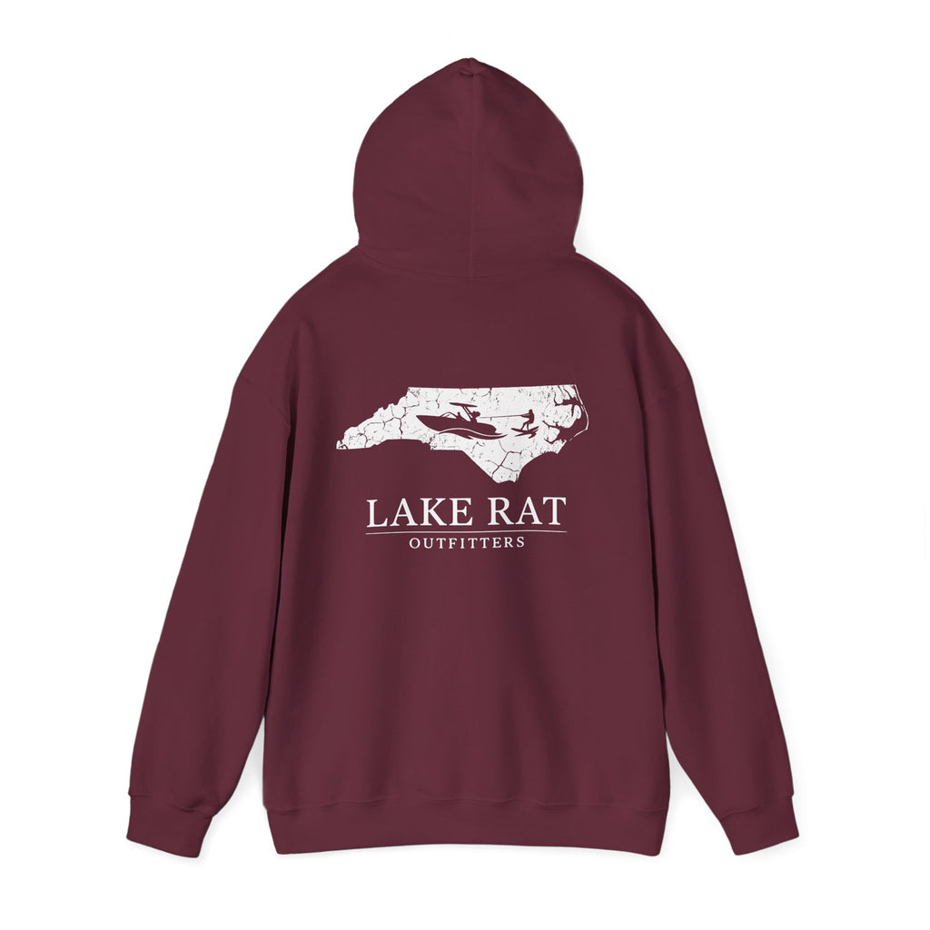 North Carolina Outline Hoodie — Wake County NC State Map Sweatshirt
