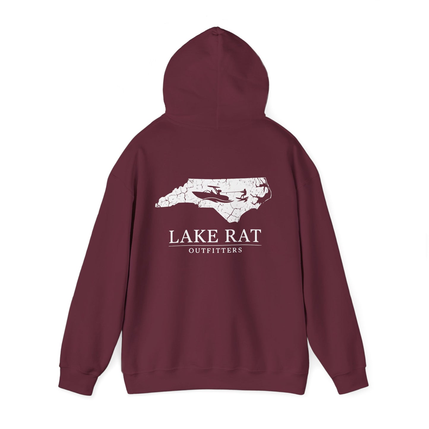 North Carolina Outline Hoodie — Wake County NC State Map Sweatshirt