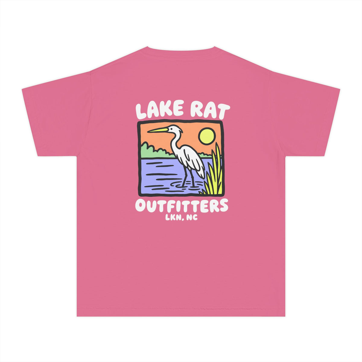 Youth Lake Rat Outfitters Fishing Graphic Tee
