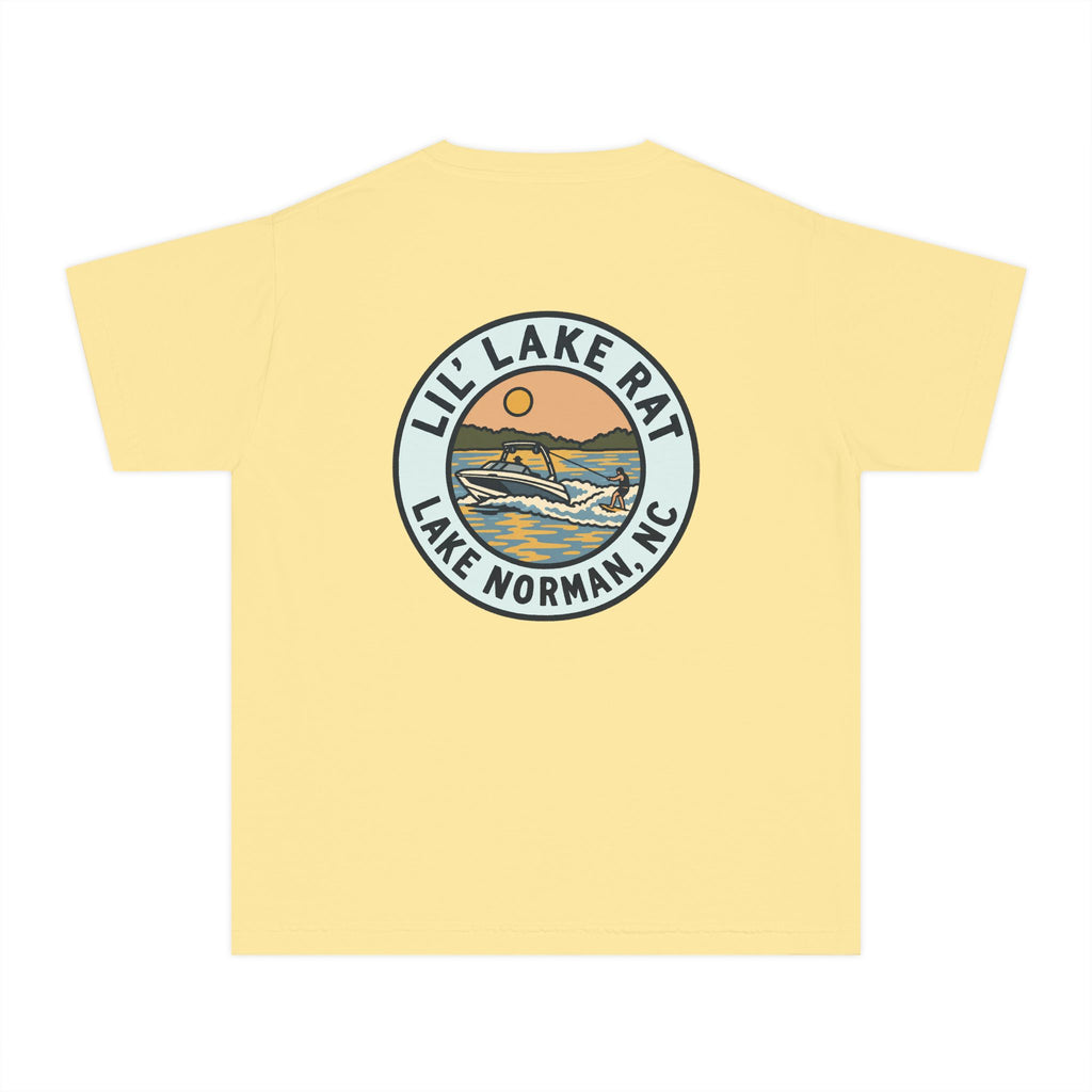 Lil' Lake Rat Youth Tee — Lake Norman Scenic Logo Kids T‑Shirt