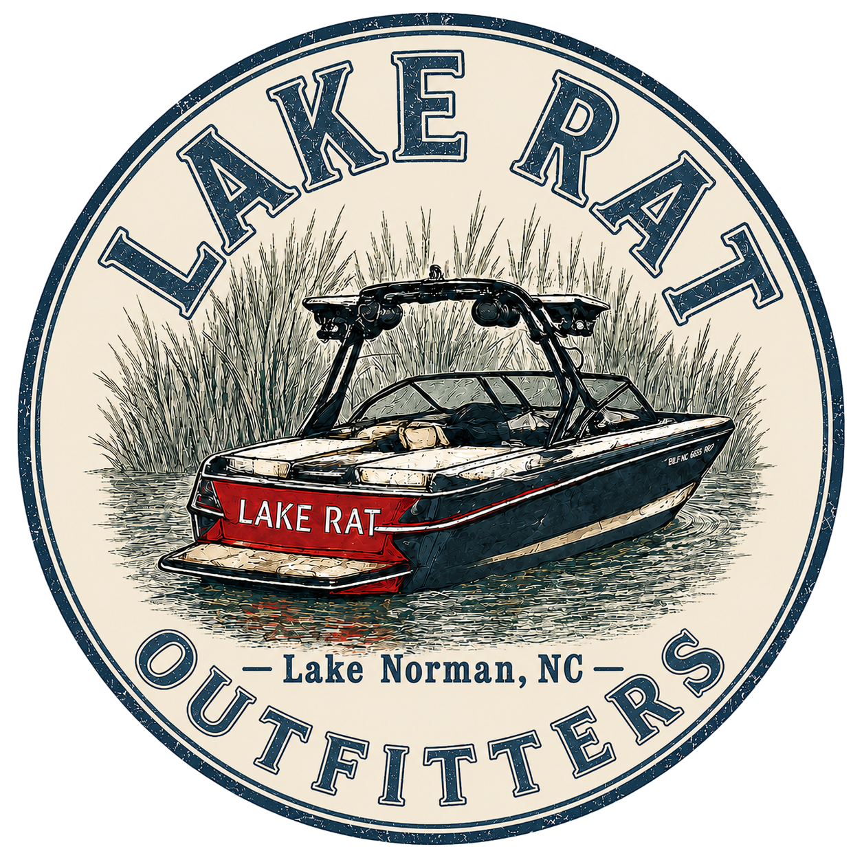 Lake Rat Chillin Decal