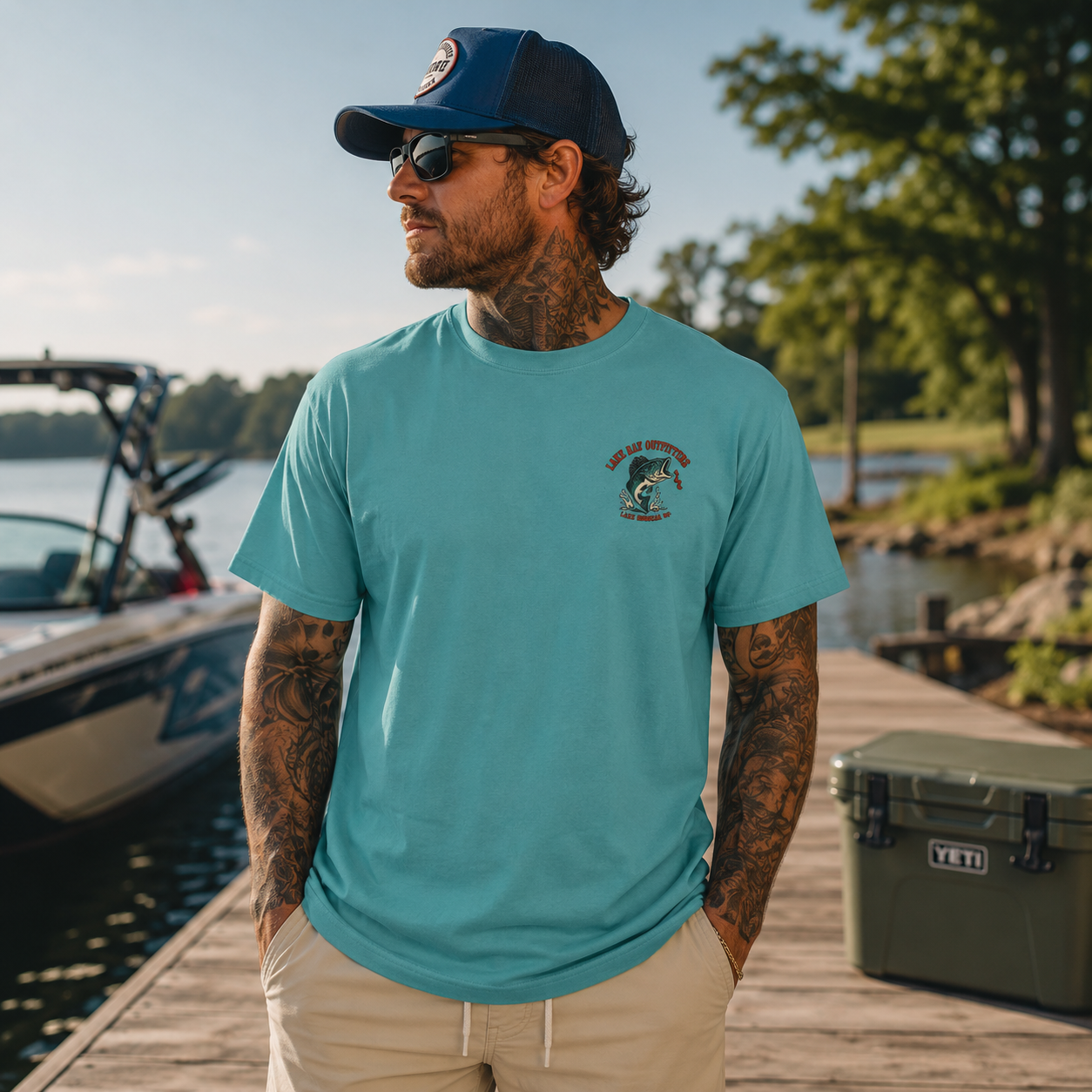 Size Matters Bass Fishing T-Shirt –Wiggle the Worm