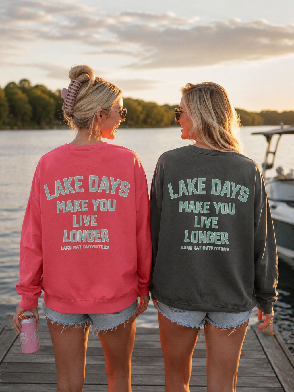 Lake Days Make You Live Longer Sweatshirt