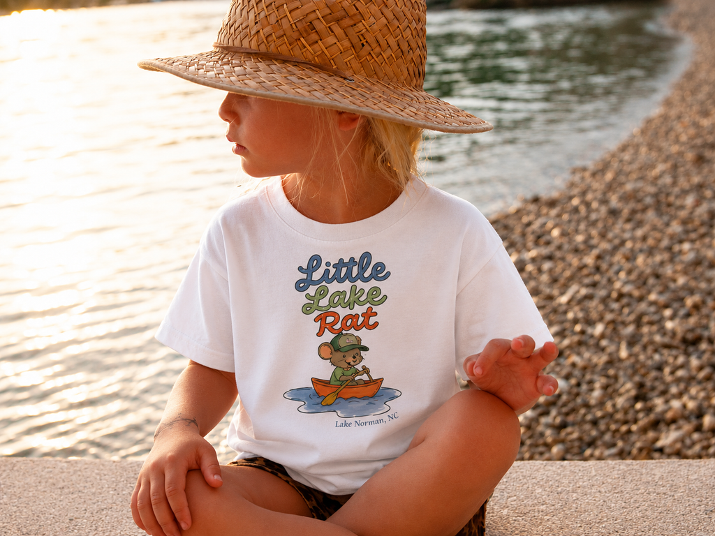 Toddler Tee — "Little Lake Rat"  - Toddler Lake Norman T-shirt