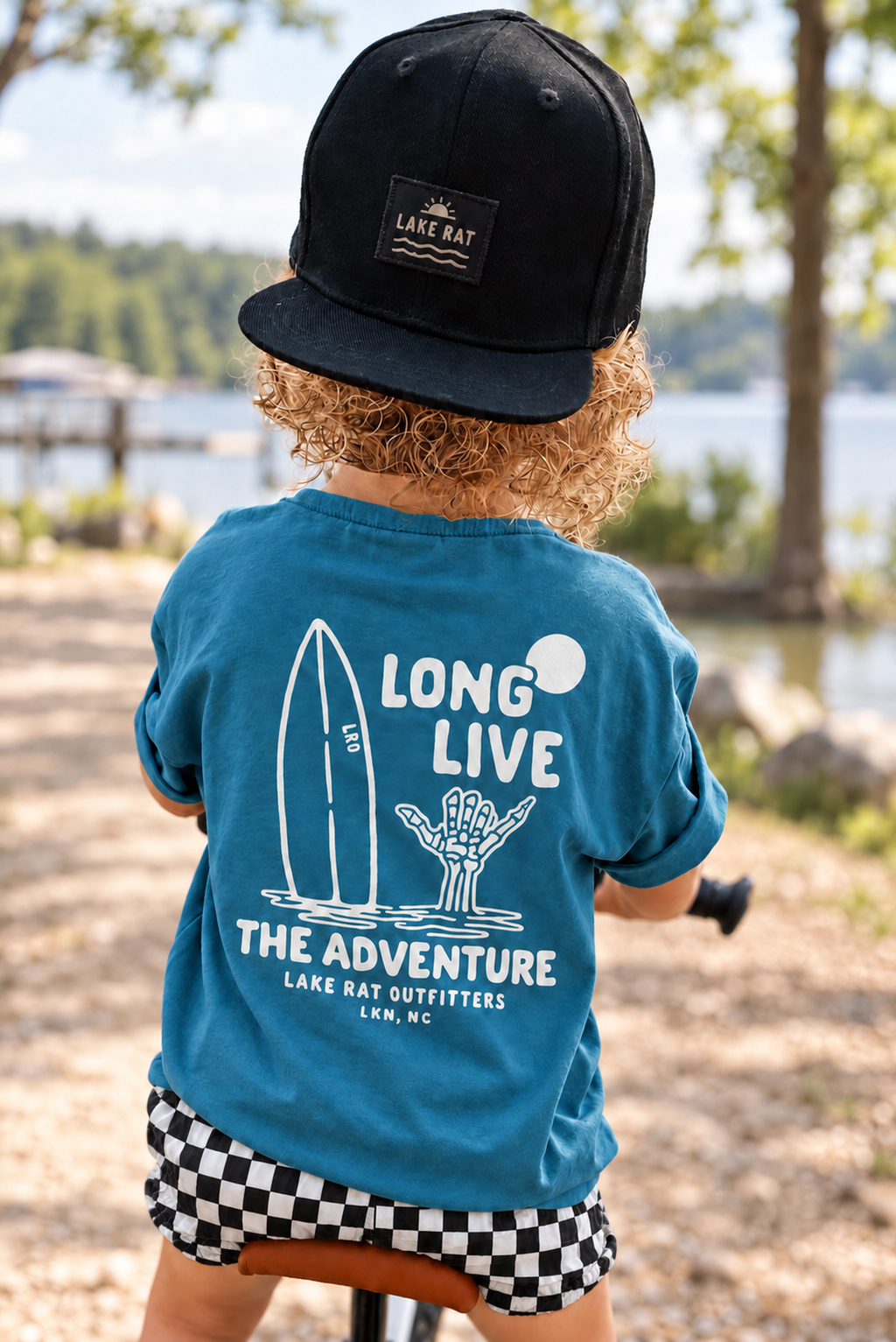 "Long Live The Adventure" Lake Rat Outfitters Kids T-Shirt