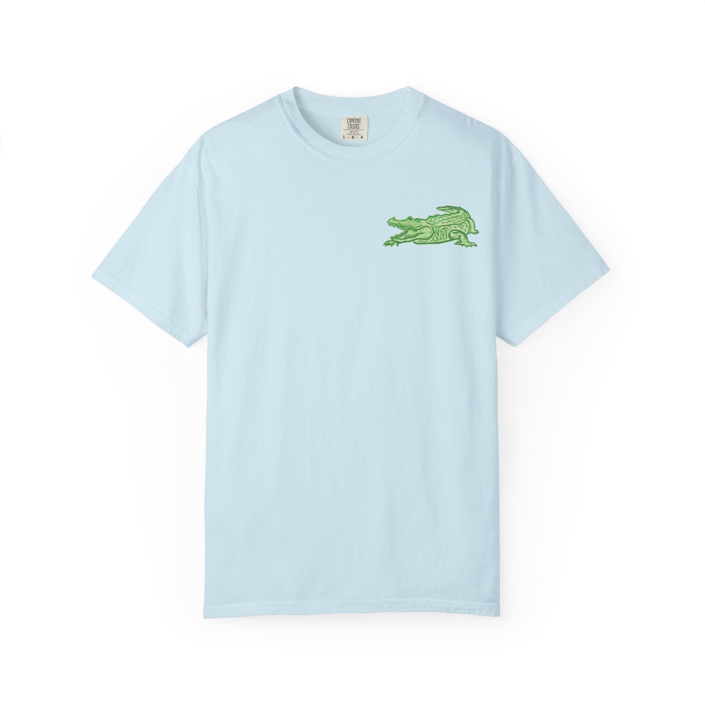 Alligator "Later" Graphic T-shirt | Relaxed Crocodile Illustration, Pool Vibes