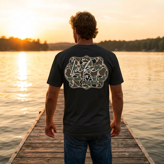 Lake Rat Camo Logo T-Shirt