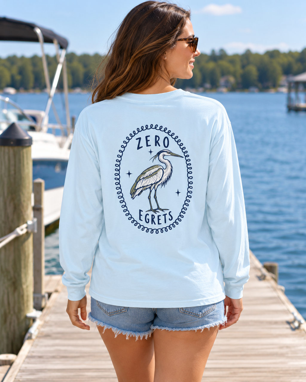 Zero Egrets Long Sleeve Tee