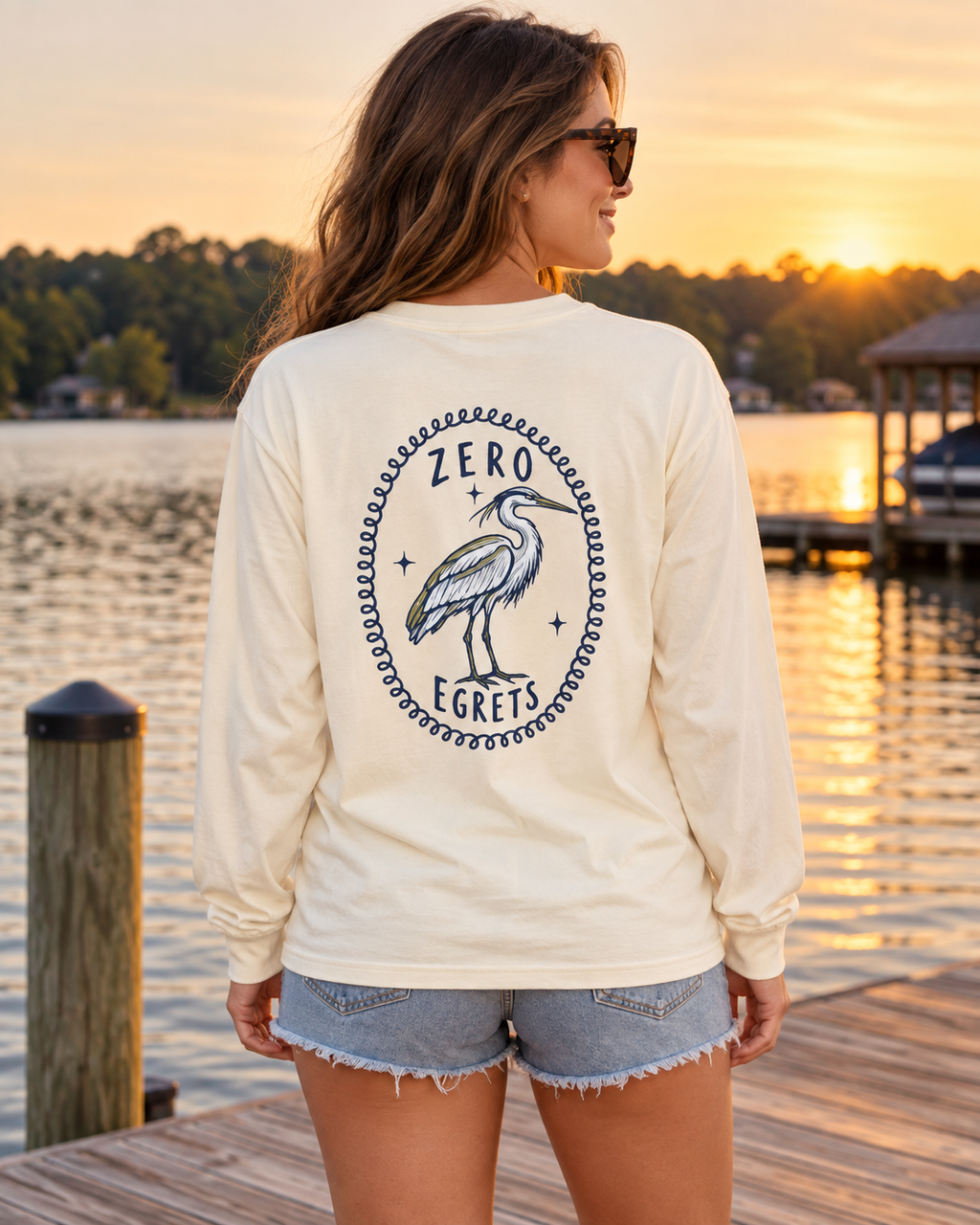 Zero Egrets Long Sleeve Tee