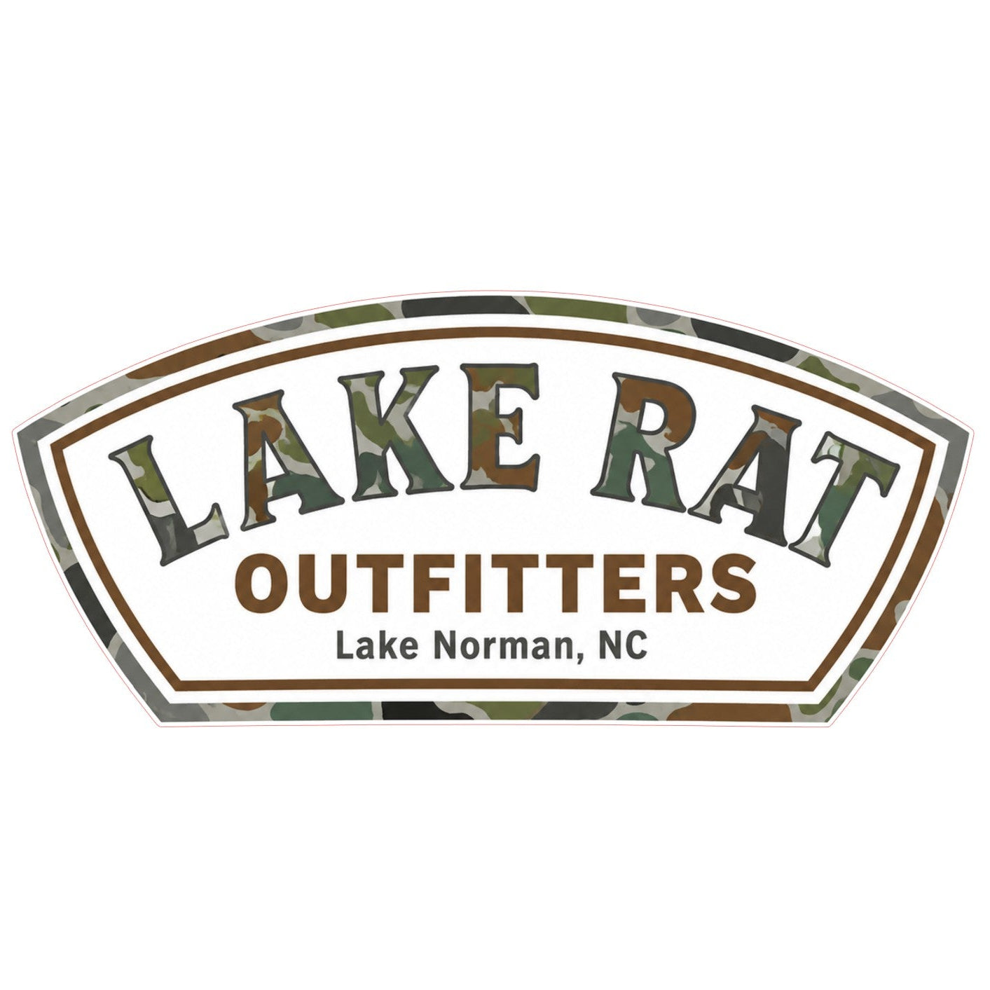 Lake Rat Decal LKN - Camo