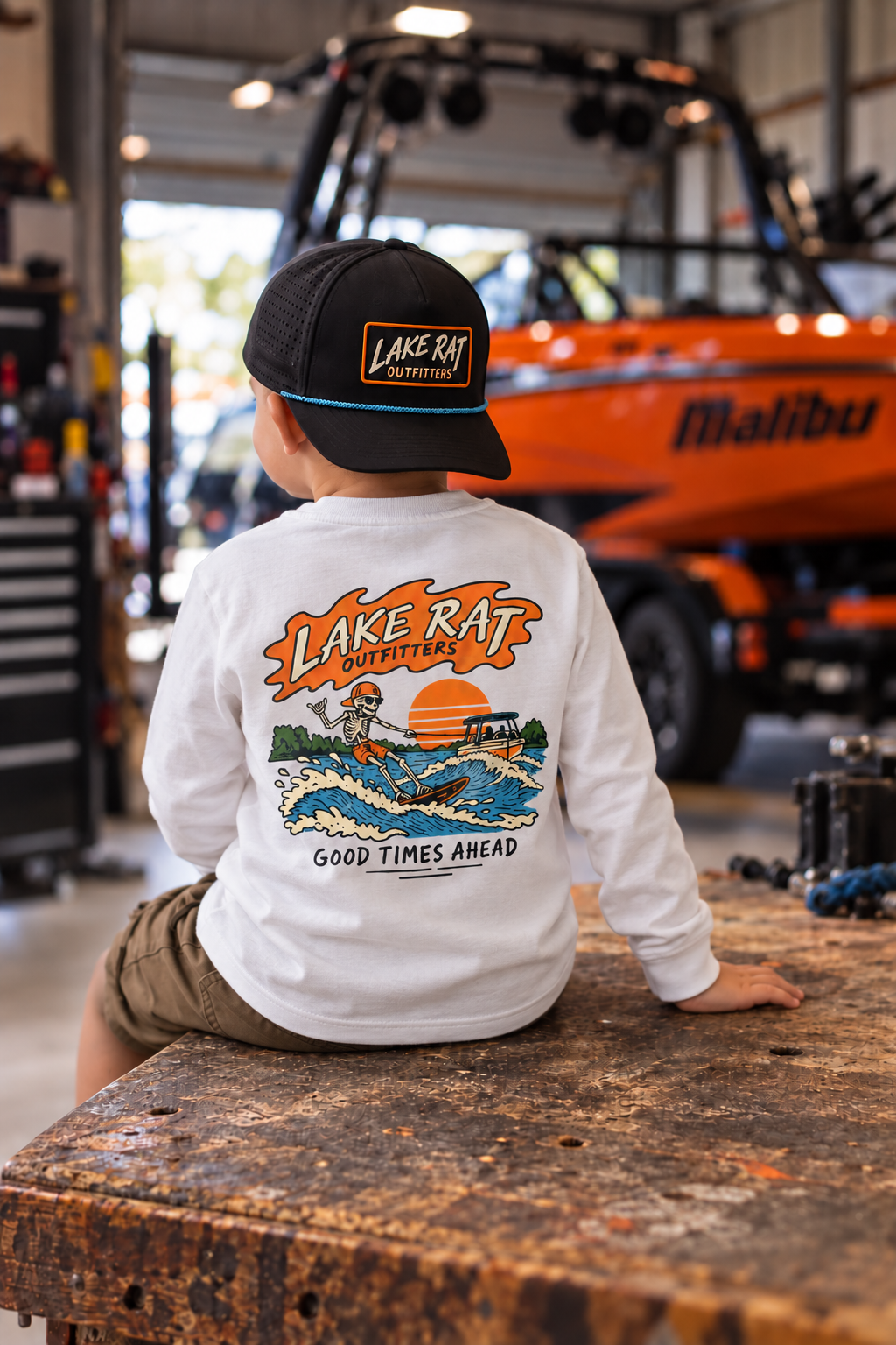 Toddler Long Sleeve Tee God Times Ahead
