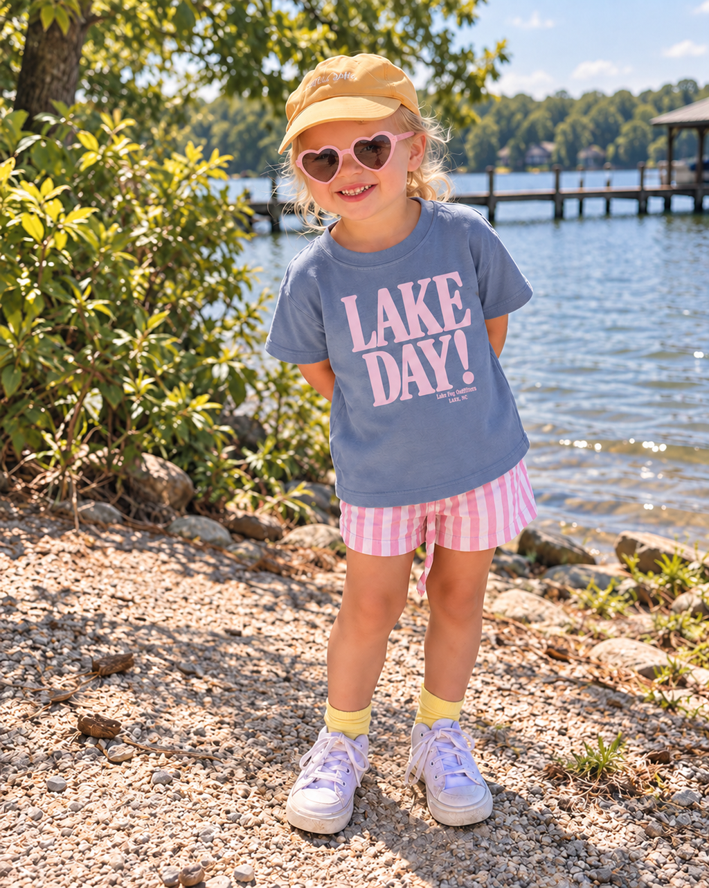 Youth “Lake Day!” Summer Graphic Tee