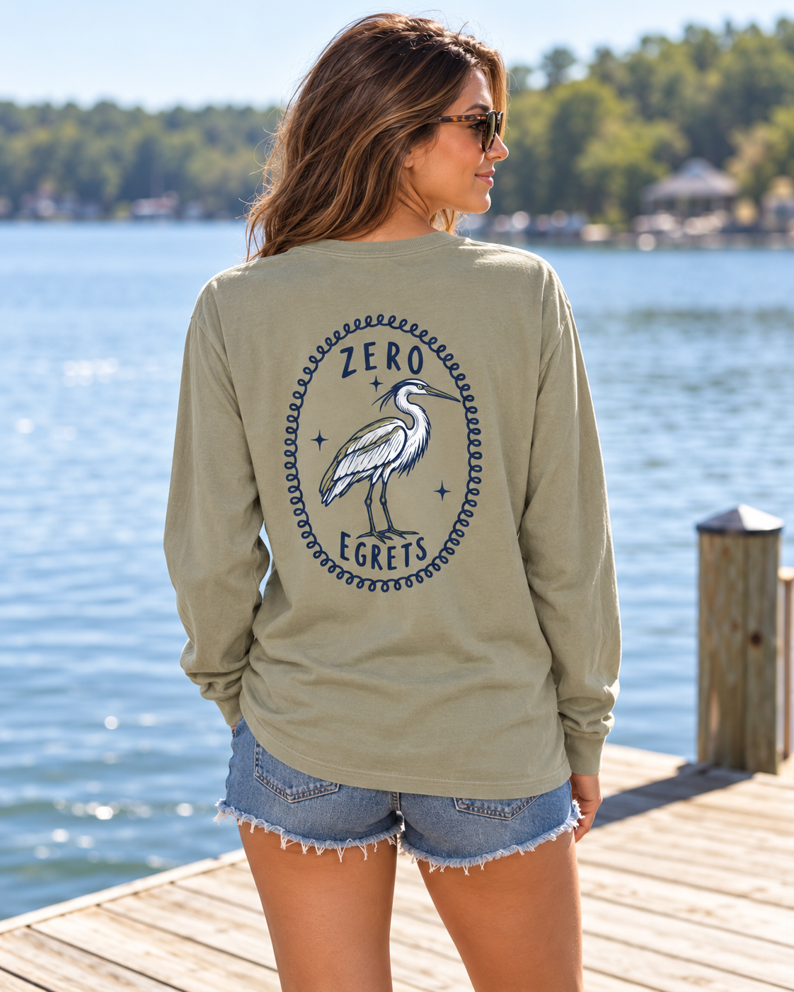Zero Egrets Long Sleeve Tee
