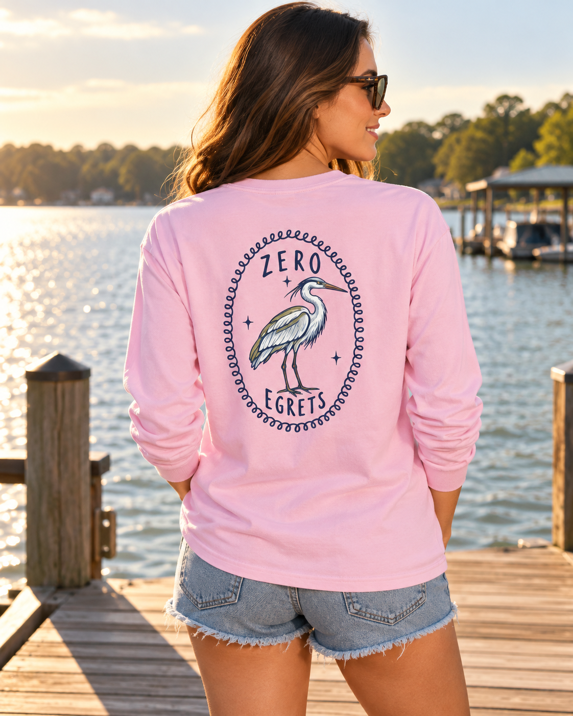 Zero Egrets Long Sleeve Tee