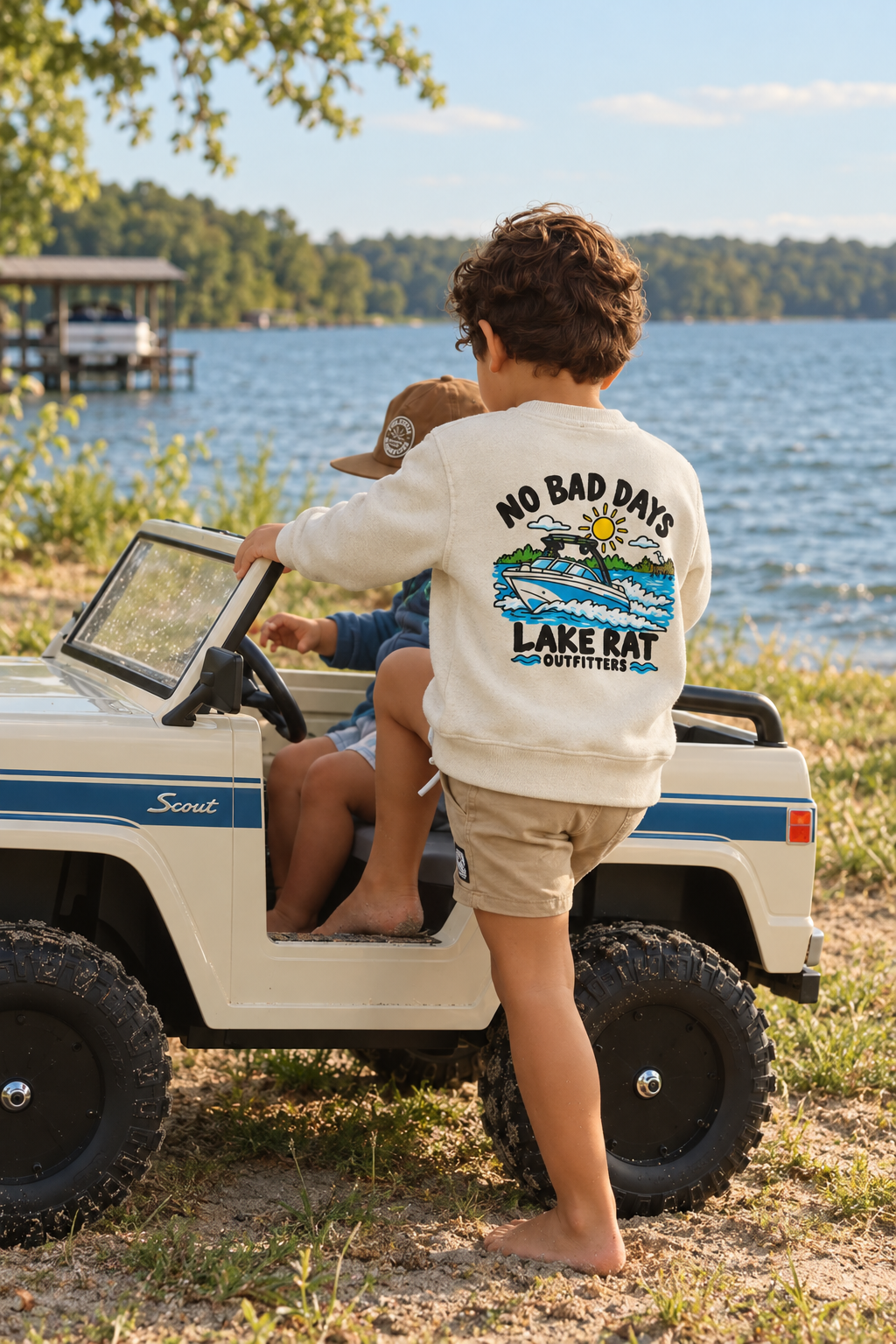No Bad Days Lake Rat Outfitters Toddler Sweatshirt