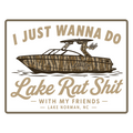 Lake Rat Shit With My Friends Decal Camo