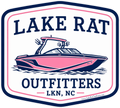 Lake Rat Decal LKN - Pink Wake Boat